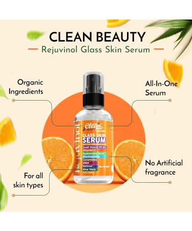 Snail Mucin Anti-Aging Facial Serum | Vitamin C Hyaluronic Acid Niacinamide Retinol | Pack of 2 - Moisturizing Glass Skin Serum for Radiant Glow - Buy Online on GoSupps.com