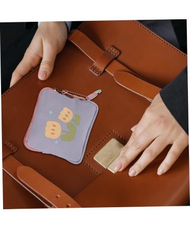 Gleavi Mini Travel Makeup Bags Set - 2 Portable Napkin Holders for Women - Period Pads & Culture Bags - 11.5x11.5x2cm - Buy Online on GoSupps.com