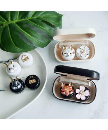 Lentil Storage & Cartoon Animal Contact Lens Containers | Cute Plastic Mini Boxes for Hard Lenses - Buy Online on GoSupps.com