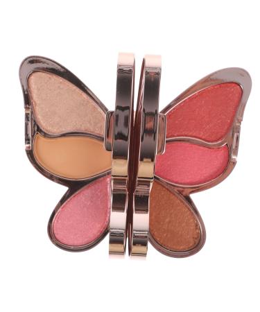 Healeved 3 Pcs Eyeshadow Palette Cosmetic Eyeshadow Plate Makeup Blush Woman Eyeshadow Pallet Eye Shadow Abs 1 count (Pack of 1) As Shown 4x3pcs