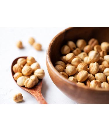 1lb Dry Roasted Blanched Hazelnuts with Himalayan Salt - Keto & Vegan Snack, Whole Filberts, Oil-Free - Bulk Purchase for Baking, Rich in Essential Fatty Acids - Buy Online on GoSupps.com