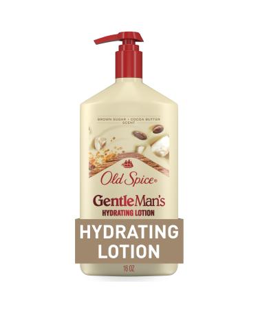 Old Spice Hand Face and Body Lotion for Men with All Skin Types 24/7 Lightweight Moisturization with Vitamin B3 Instant Absorbtion Brown Sugar and Cocoa Butter Scent 16 oz