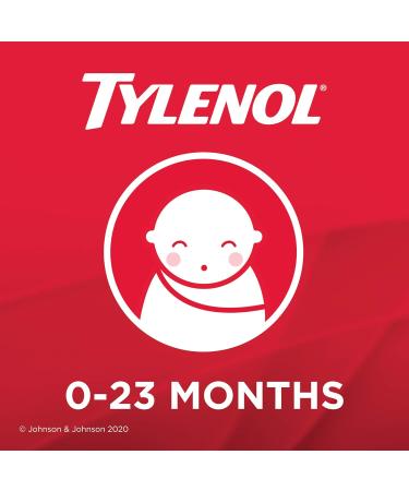 TYLENOL Infants' Fever and Sore Throat Pain Medicine Oral suspension drops Relieves Fever and Sore Throat Pain Grape Flavour 24mL - Buy Online on GoSupps.com