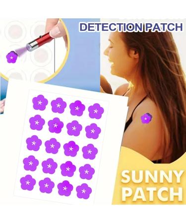 Stickers UV Soins de la peau | Patches d'alerte adh sive florale | Marqueurs solaires r utilisables de 200 packs pour la et la r application de l' cran solaire | Indicateurs intelligent - Buy Online on GoSupps.com
