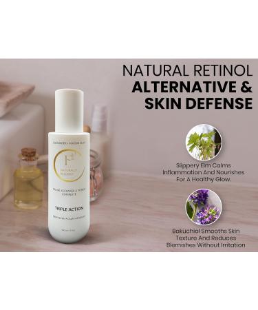 Finally All Natural Dual Action Face Wash & Toner, Cucumber Kaolin Clay, Natural Cleanser with Bakuchiol, 5 FL OZ, for All Skin Types. Face Wash for Women & Men - Buy Online on GoSupps.com