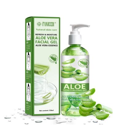 Aloe Vera Gel 250ml Aloe Vera Gel for Face Aloe Vera Gel Moisturizing Face Hair Aloe Vera Gel for Face Vera for Dry Skin
