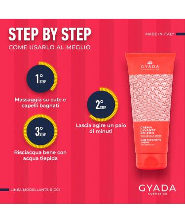  GYADA COSMETICS GYADA COSMETICS No-Poo Curl Shaping Cleansing Cream Surfactant-Free Cleansing Cream Elasticizing and Detoxifying Action with Green Clay Plant Oils Ferments 200 ml - Buy Online on GoSupps.com