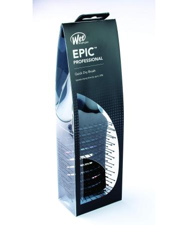 Epic Professional Quick Dry Hair Brush - Black | Fast Drying & Styling Tool - Buy Online on GoSupps.com