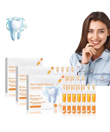 3PC ampoule tooth serum (3*7*1.5ml) Gums Repair treatment ampoules ampoule tooth serum ampoule gums repair essence ampoule tartar remove tooth serum white