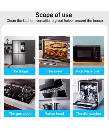 Multifunctional Large Capacity Refrigerator Cleaner Refrigerator Cleaning Spray Strong Cleaner for Inside Fridge All Purpose Cleaner Refrigerator Cleaner Inside for Kitchens (2PCS) - Buy Online on GoSupps.com