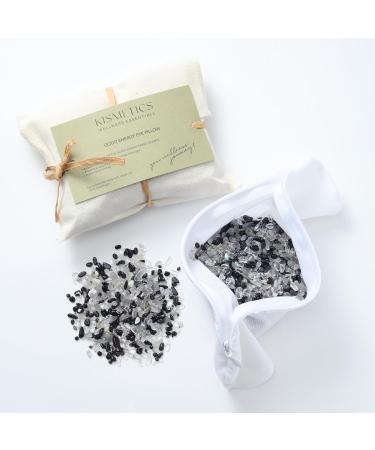 Weighted Eye Pillow for Relaxation & Sleep | 100% Natural Crystals | Cooling Eye Pillow for Yoga Spa & Travel | Perfect Gift for Women - Buy Online on GoSupps.com