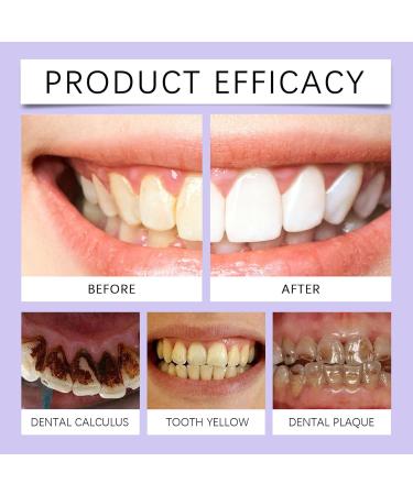 Purple Toothpaste Whitening Purple Corrector Toothpastes Purple Teeth Whitening Whitening Sensitive Teeth Toothpaste Deep Clean Formula Removes Tooth Stains (Set Mint) - Buy Online on GoSupps.com