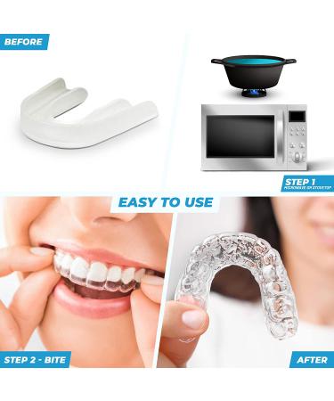 Restwell Dental Nightguard - Bruxing TMJ Relief, Anti Grinding Teeth Protector (2 Pack) - Buy Online on GoSupps.com