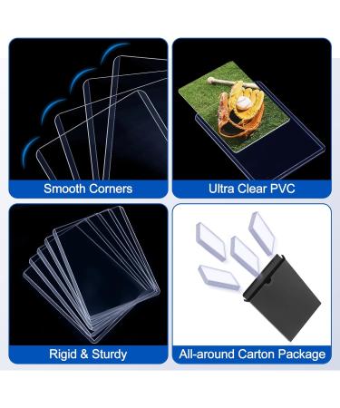 Sooez 35PT Toploader Card Protectors (32 Count) - Hard Plastic Sleeves for Trading Cards and Collectibles - Buy Online on GoSupps.com