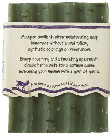 Indigo Wild Zum Bar Goat's Milk Soap - Rosemary-Mint 3 oz | Natural & Moisturizing - Buy Online on GoSupps.com