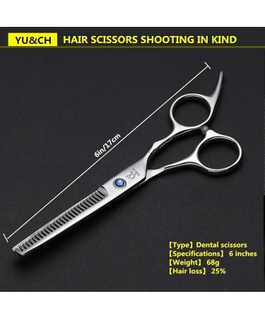 Hairdressing Scissors Stainless Steel Thinning Scissor Hair Thinning Scissors Sharp Professional for Barber Stylist Hairdressing Equipment 6 in - Buy Online on GoSupps.com