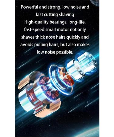 Premium Nose Hair Trimmer for Men & Women - Rechargeable Dual Blades Portable Design (Blue - Buy Online on GoSupps.com