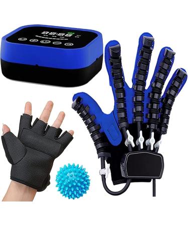 DZKJ Rehabilitation Robot Gloves Stroke Hand Therapy Equipment Massage Rehabilitation Training Robot Glove Hand Spasticity Recovery Equipment Relieve Hand Stiffness Right XL