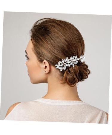 Angoily Crystal Hair Accessories Tiara Hair Pin Hair Clip Rhinestone Bobby Pins Hair Barrettes Rhinestone Hair Side Comb Bridal Hair Side Comb Zinc Alloy Hair Comb Wedding Bride - Buy Online on GoSupps.com