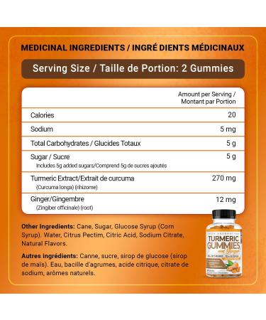 Turmeric Ginger Gummies - Anti-Inflammatory to help relieve joint pain aid digestion. Source of Antioxidants. Helps with inflammation. - Buy Online on GoSupps.com