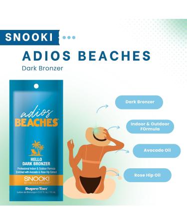 Assorted Tanning Bed Lotion (10 Packets) & EYE WEAR Random Mix of Snooki My Beaches Love Snooki Extreme Blackout 100x Legs Tanning Lotion Packets (0.57 oz each) - Buy Online on GoSupps.com