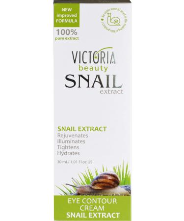 Victoria Beauty Eye Contour Cream with Snail Extract - Anti-Wrinkle Effect, Rejuvenating, Moisturizing, Soothing and Lifting/All Skin Types 30ml