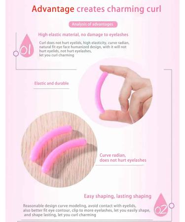 Eyelash Curler Lash Curler with 10 Eyelash Curler Refills Eyelash Curler for Women Fits All Eye Shapes Eye Lashes Curlers 2Pack - Buy Online on GoSupps.com