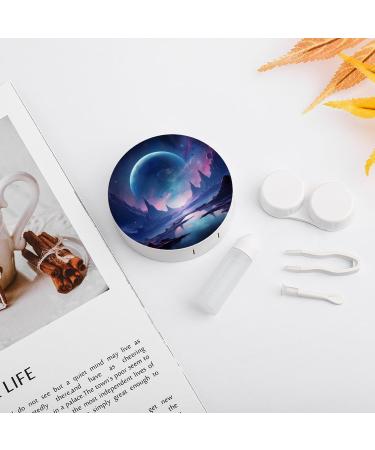 Purple Moon Contact Lens Travel Kit | Portable Cute Contact Box with Mirror for Daily Use - Shop Internationally - Buy Online on GoSupps.com