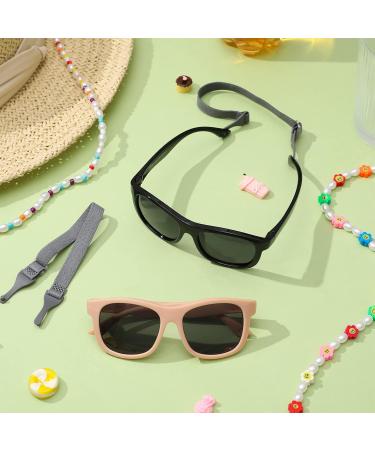 Fantesi Baby Sunglasses with Strap | UV400 Polarized Protection for Newborn 0-24 Months | Soft Silicone Frame for Boys & Girls - Buy Online on GoSupps.com
