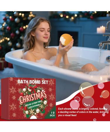 Holiday Sparkling Bath Set - 12 Piece Christmas Countdown Collection for Relaxing Spa Moments | Moisturizing Formula with Natural Oils and Festive Packaging for - Buy Online on GoSupps.com