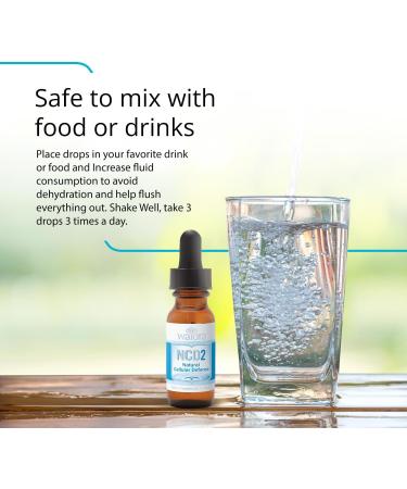 NCD2 Liquid Mineral Supplement, Advanced Cellular Support Formula, Daily Digestive & Detox, Immune, pH Balance, Cleansing Easy-to-Use Drops (One .5 oz Bottle, 90 serv.) by Waiora - Buy Online on GoSupps.com