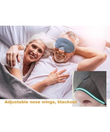 Unisex Sleep Mask for Home & Travel | Blackout Eye Cover for Side Sleepers | Light Blocking with Nose Wing | Sexy Night Blindfold - Buy Online on GoSupps.com