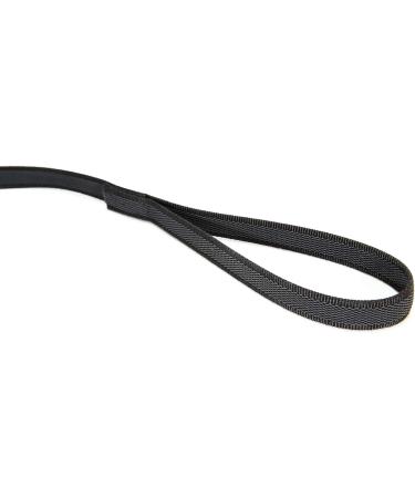 IDC Color & Gray Rubberized Leash - 20mm x 5m | Durable Loop Design - Black-Gray | International Shipping Available - Buy Online on GoSupps.com