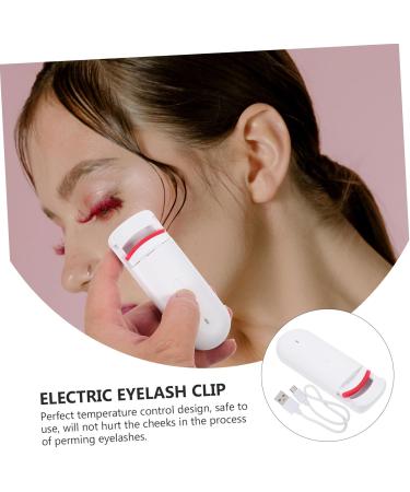 FRCOLOR 4pcs Heated Eyelash Curler & Mascara Tool | Travel Eyelash Comb & Hair Rollers for Women | Perfect Makeup Supplies - Buy Online on GoSupps.com