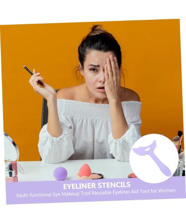 NOLITOY Chritmas 3 Pcs Tools Eyeshadow Silicone Eyeliner Aid Tool Eyeliner Tool for Makeup Baffle Applicator Make up - Buy Online on GoSupps.com