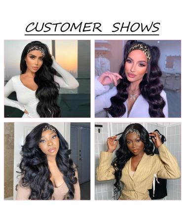 FAERYLE 16 Headband Wig - Body Wave Synthetic Wig for Black Women - Natural Color - Buy Online on GoSupps.com