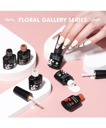 LILYCUTE Fall Winter Gel Nail Polish Set - 12 Colors UV Gel Polish Set for Women, Mother's Day Gifts - White, Orange, Brown, Green, Glitters - Lucky Tarot Collection - Buy Online on GoSupps.com