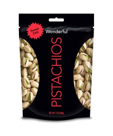 Wonderful Pistachios Sweet Chili Pouch 7 Ounce 7 Ounce (Pack of 1)