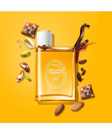Irresistible Sunshine (plus) Brazilian perfume contains the delicious fragrance of vanilla pistachio and caramel sunflower Perfume spray for women's hair and body (2 bottles of 6.8 fl oz.)