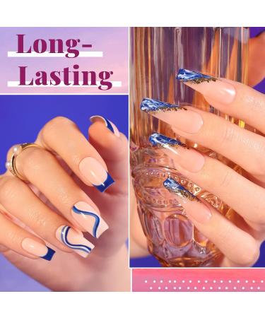 Beetles 20 Pcs Sunset Soiree Gel Nail Polish Set | Fall Winter Gel Polish Kit | Glitter Black Orange-Red Purple Dark Blue Shades | Halloween Nail Art | Top Coat & Base Gel | Gifts for Women - Buy Online on GoSupps.com