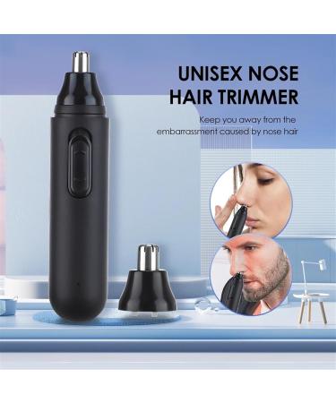 Ear and Nose Hair Trimmer 2024 - Professional Painless Rechargeable Waterproof Double Edged Blades Easy to Clean - Black - Buy Online on GoSupps.com