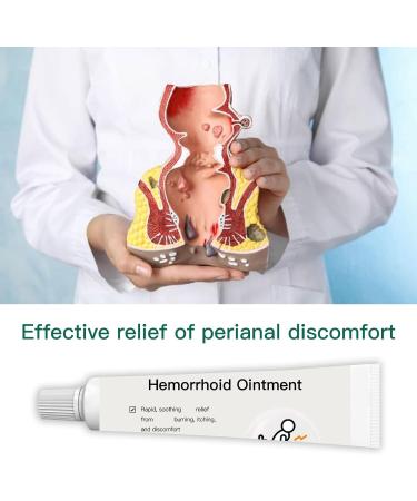 Pumei Hemorrhoid Cream Herbal Hemorrhoid Ointment Massage Hemorrhoids Ointment for Men and Women Herbal Hemorrhoids Cream - Buy Online on GoSupps.com