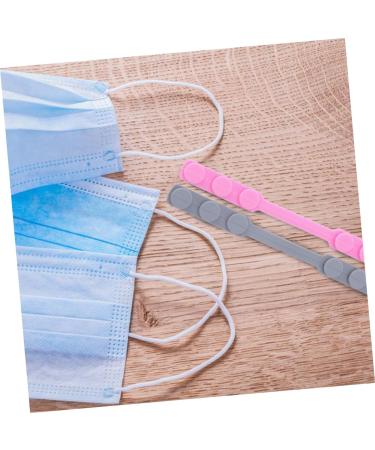 Minkissy 12 Pack Adjustable Silicone Mask Clips - Reusable Ear Hooks for Face Covering Hearing Protection & Mask Accessories - Buy Online on GoSupps.com