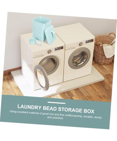 Healeved 2 Sets Washing Storage Bucket Tide Laundry Laundry Cup Holder Sky-blue Wrought Iron 1 count (Pack of 1) Sky-bluex2pcs - Buy Online on GoSupps.com