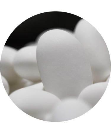  EinsSein EinsSein 0.5 kg Wedding Almond Dragees Impressive Dull White | Dragees for Baptism Communion Celebration Party Candy Bar | Wedding Guest Gifts | Almond Candy | Badem sekeri - Buy Online on GoSupps.com