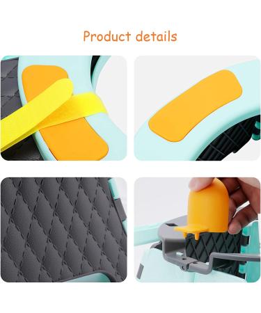 YUNHECAM Toddler Portable Potty Training Seat for Kids Baby Foldable Toilet Child Travel Potty in Car Camping Potty Chair Seat for Indoor Outdoor  with 60 Disposable Bags Blue - Buy Online on GoSupps.com
