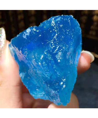 1pcs Beautiful Natural sea Sapphire raw Stone Natural Aquamarine Crystal Reiki 80-90g yuebang Stone Mineral Specimen - Buy Online on GoSupps.com