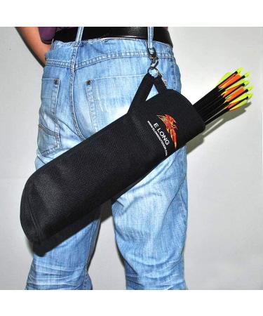 EOUS Archery Arrow Holder Quiver - Hip Waist Side Arrows Bag with Belt Clip in Black - Buy Online on GoSupps.com