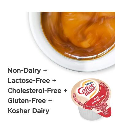Nestle Coffee mate Original Liquid Creamer Singles - Box of 180 Singles | Non-Dairy, No Refrigeration - Buy Online on GoSupps.com