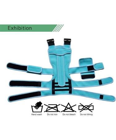 Adjustable Posture Corrector Back Support Shoulder Lumbar Brace Support Corset Back Belt for Men Women Improve Shoulder Upper (Color : Blue Size : Medium) (Black X) (Black Large) - Buy Online on GoSupps.com